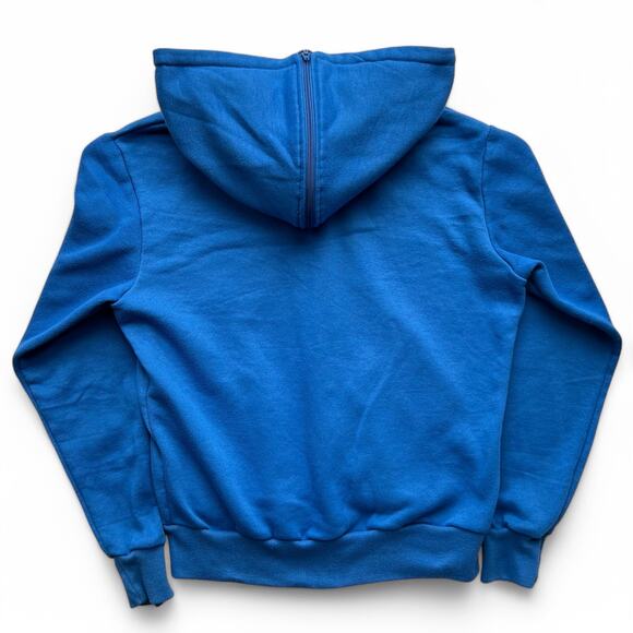 Rare Vintage 80s Nike Dunk Dome Spellout Logo Split Zip Hoodie Sweatshirt BTTYS - Picture 6 of 8